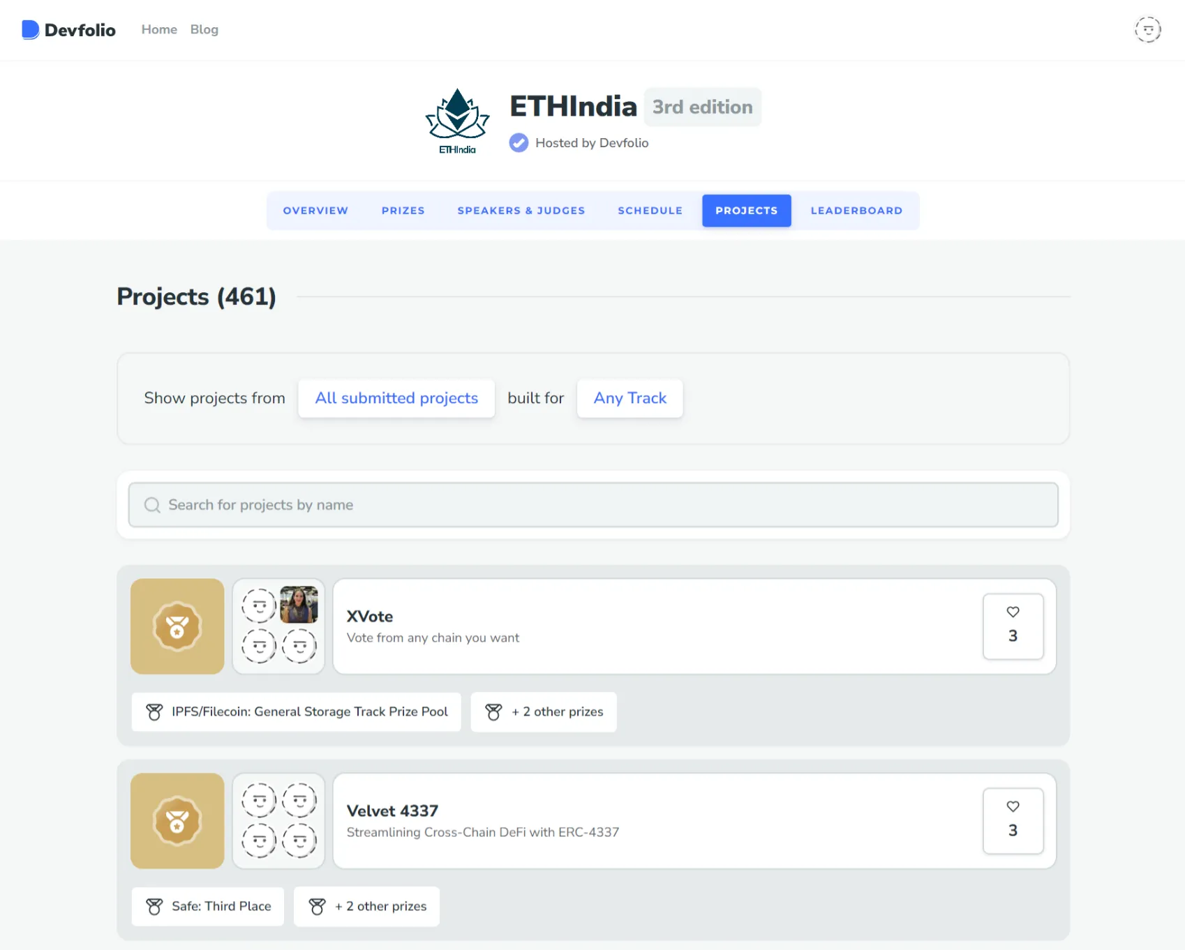 Welcome to Devfolio